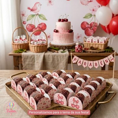 Forminhas para doce Cerejinha