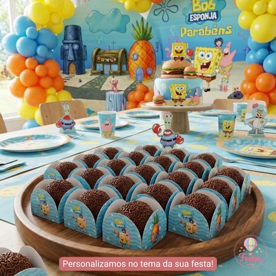 Forminhas para doce Bob Esponja