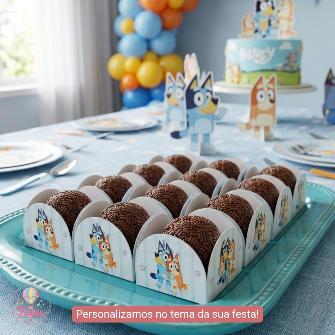 Forminhas para doce Bluey